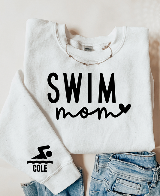 Swim Mom Custom Name