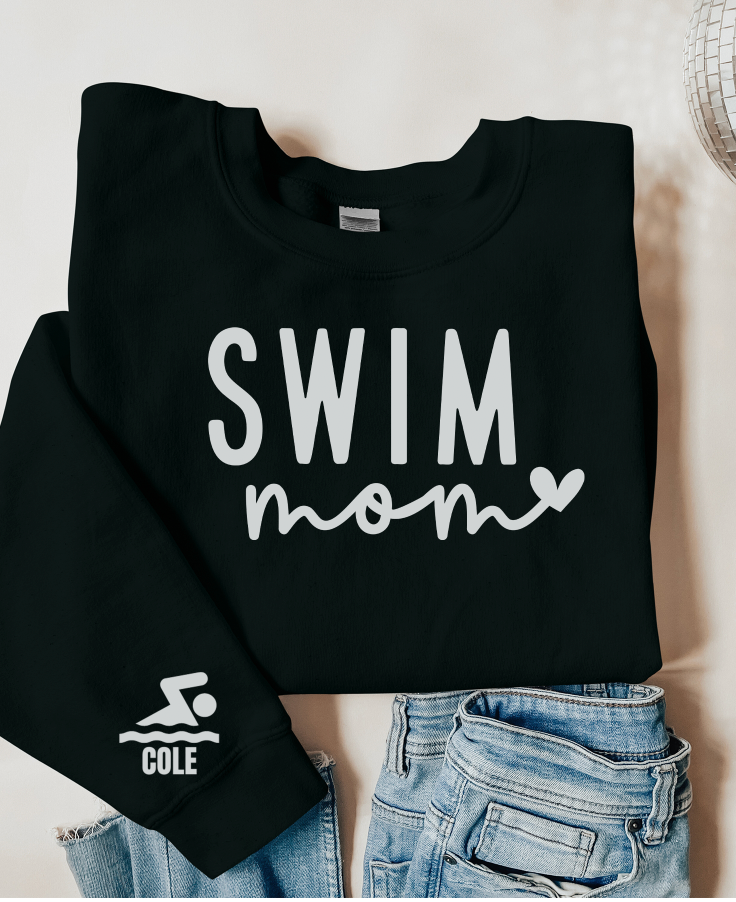 Swim Mom Custom Name