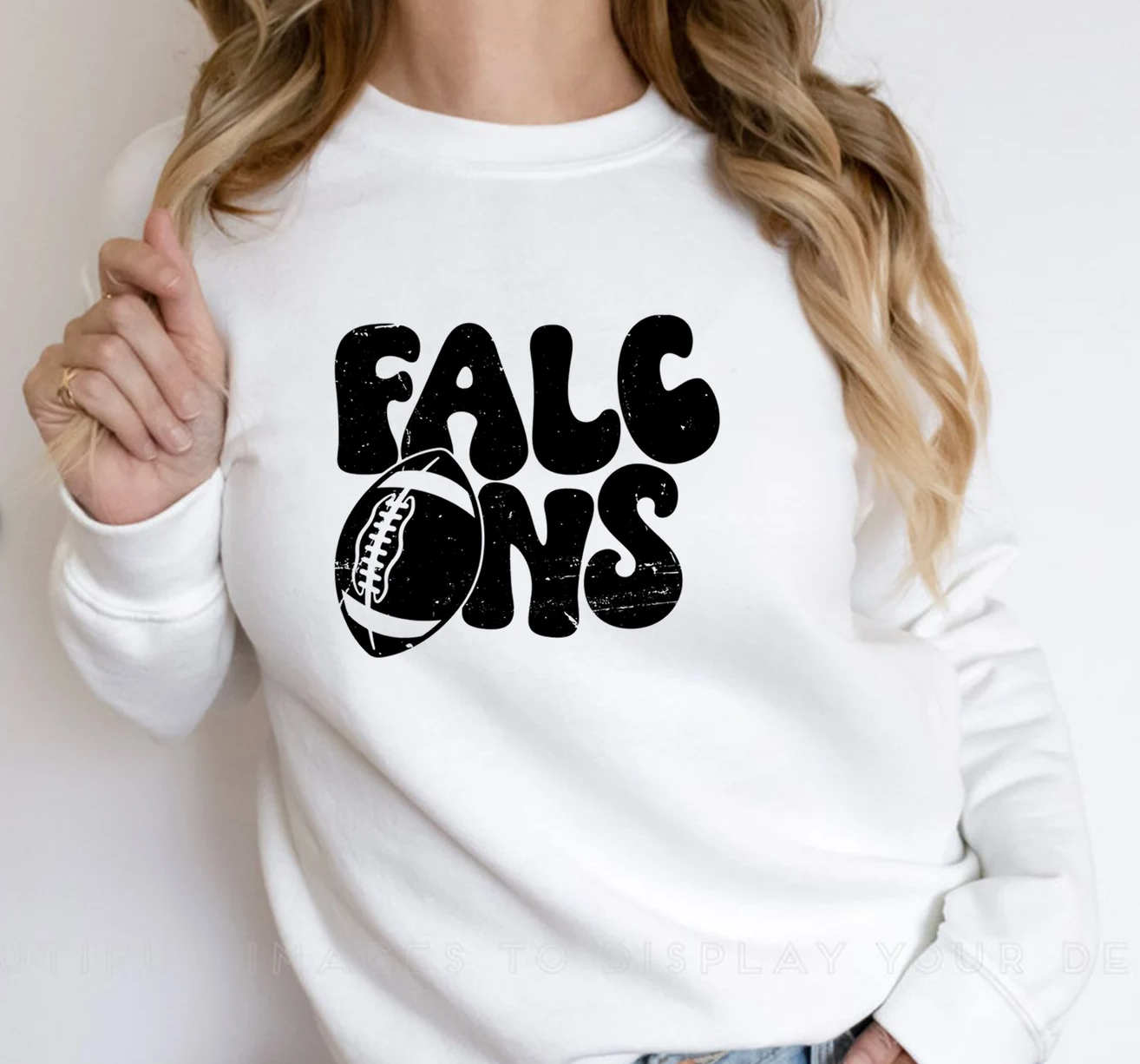 Falcons Football O -  Sweatshirt or T-shirt